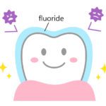 Cute,Tooth.,Fluoride,Builds,Strong,Teeth,And,Prevents,Cavities.,Isolated